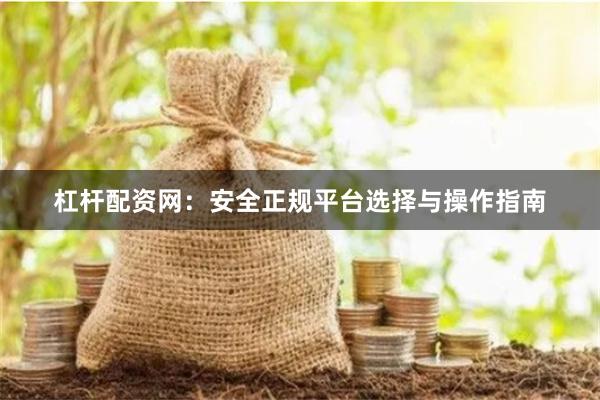 杠杆配资网：安全正规平台选择与操作指南